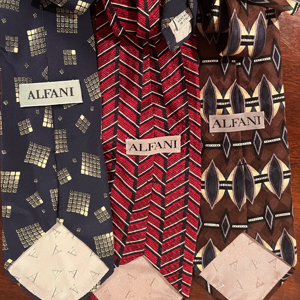 Set of Alfani ties
